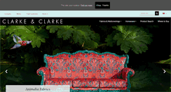 Desktop Screenshot of clarke-clarke.com