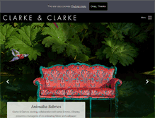 Tablet Screenshot of clarke-clarke.com